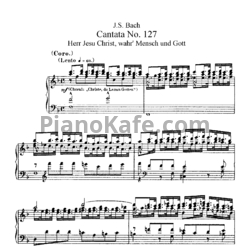 Ноты И. Бах - Кантата №127 "Herr Jesu Christ, wahr' mensch und gott" (BWV 127) - предпросмотр
