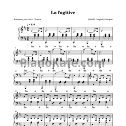 Ноты Lindolfo Gargiulo (Lonepsi) - La fugitive