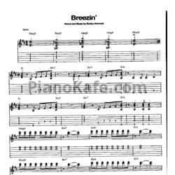 Ноты George Benson - Breezin' (Guitar tabs) - предпросмотр