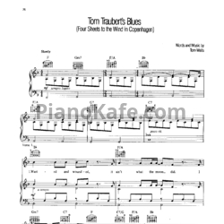 Ноты Tom Waits - Tom traubert's blues (Four sheets to the wind in Copenhagen) - предпросмотр