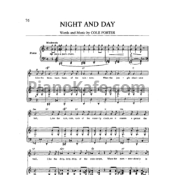 Ноты Frank Sinatra - Night and day - предпросмотр