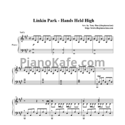 Ноты Linkin Park - Hands held high - предпросмотр