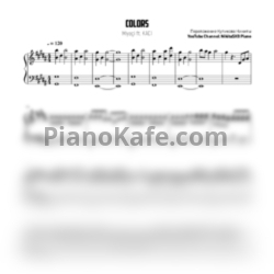 Ноты Miyagi feat. KADI - Colors - предпросмотр