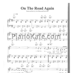 Ноты Katie Melua - On the road again - предпросмотр