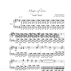 Ноты Two Steps from Hell - Magic of love (Версия 2) - предпросмотр