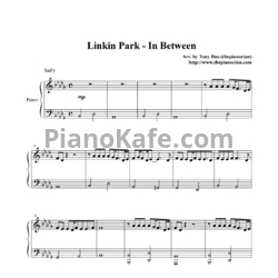 Ноты Linkin Park - In between - предпросмотр