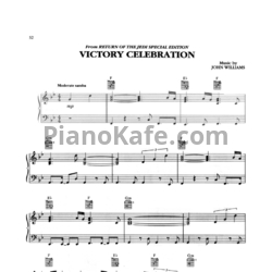 Ноты John Williams - Victory celebration - предпросмотр