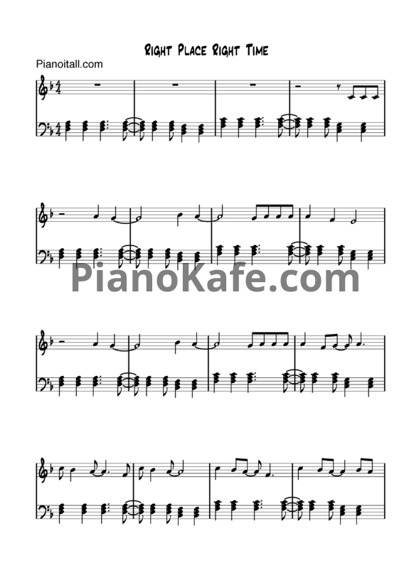 Ноты Olly Murs - Army of two - PianoKafe.com
