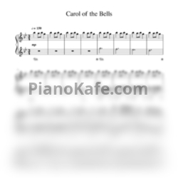 Ноты Николай Леонтович - Carol of the Bells (Татьяна Хюсеин cover) - предпросмотр