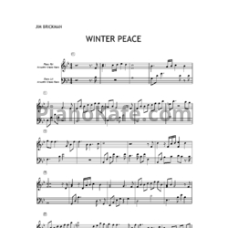 Ноты Jim Brickman - Winter peace - предпросмотр