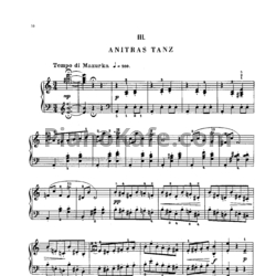 Ноты Эдвард Григ - Танец Анитры - предпросмотр