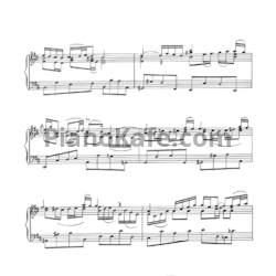 Ноты И. Бах - Air aus der suite in D - предпросмотр