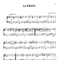Ноты Chick Corea - La fiesta - предпросмотр