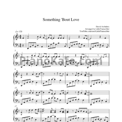 Ноты David Archuleta - Something 'Bout Love