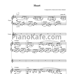 Ноты Семён Кривенко-Адамов - Сердечко (Партитура) - предпросмотр