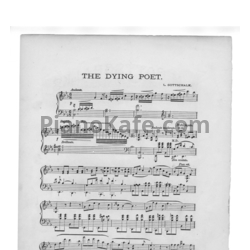 Ноты Луи Моро Готшалк - The dying poet (Op. 110) - предпросмотр