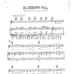 Ноты Louis Armstrong - Blueberry hill - предпросмотр