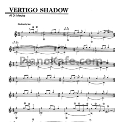 Ноты Al Di Meola - Vertigo Shadow - предпросмотр