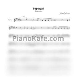Ноты Reamonn - Supergirl (для альт саксофона)
