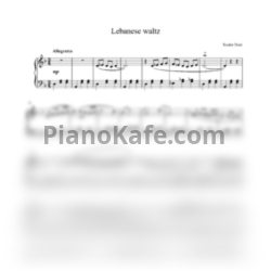 Ноты Teodor Doré - Lebanese waltz - предпросмотр
