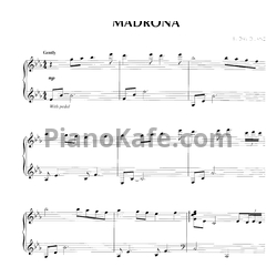 Ноты David Lanz - Madrona - предпросмотр