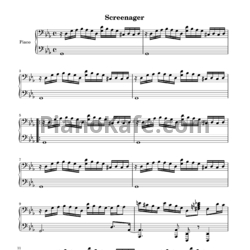 Ноты Muse - Screenager - предпросмотр