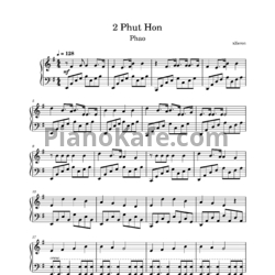 Ноты Phao - 2 Phut Hon
