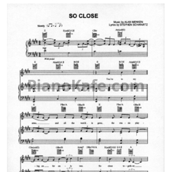 Ноты Jon Mclaughlin - So close - предпросмотр