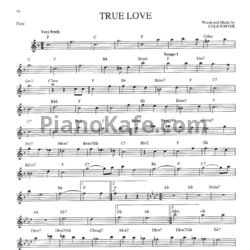 Ноты Elton John, Kiki Dee - True love (Переложение для флейты) - предпросмотр