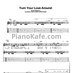 Ноты George Benson - Turn you love around - предпросмотр