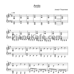 Ноты Joseph Trapanese - Arctic - предпросмотр