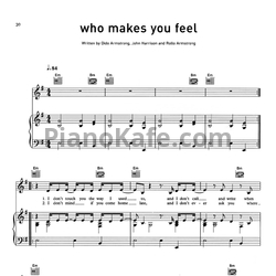 Ноты Dido - Who makes you feel - предпросмотр