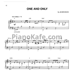 Ноты Jim Brickman - One and only - предпросмотр