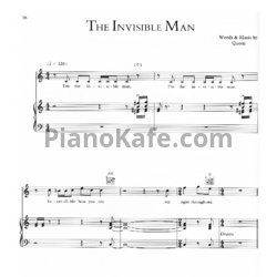 Ноты Queen - The invisible man - предпросмотр