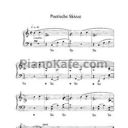 Ноты Манфред Шмитц - Poetische Skizze - предпросмотр