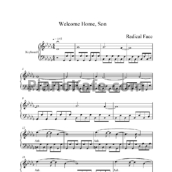 Ноты Radical Face - Welcome home - предпросмотр