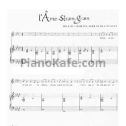 Ноты Mylene Farmer - L'Ame-stram-gram - предпросмотр