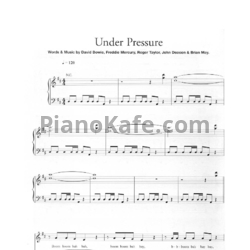 Queen pressure перевод. Under Pressure Queen Ноты. Under Pressure Ноты гитара. Under Pressure Ноты для фортепиано.