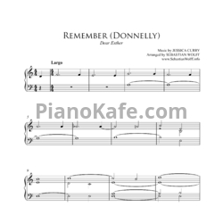 Ноты Jessica Curry - Remember (Donnelly)