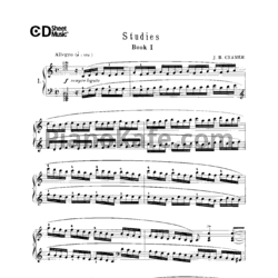 Ноты И. Крамер - 84 этюда - предпросмотр