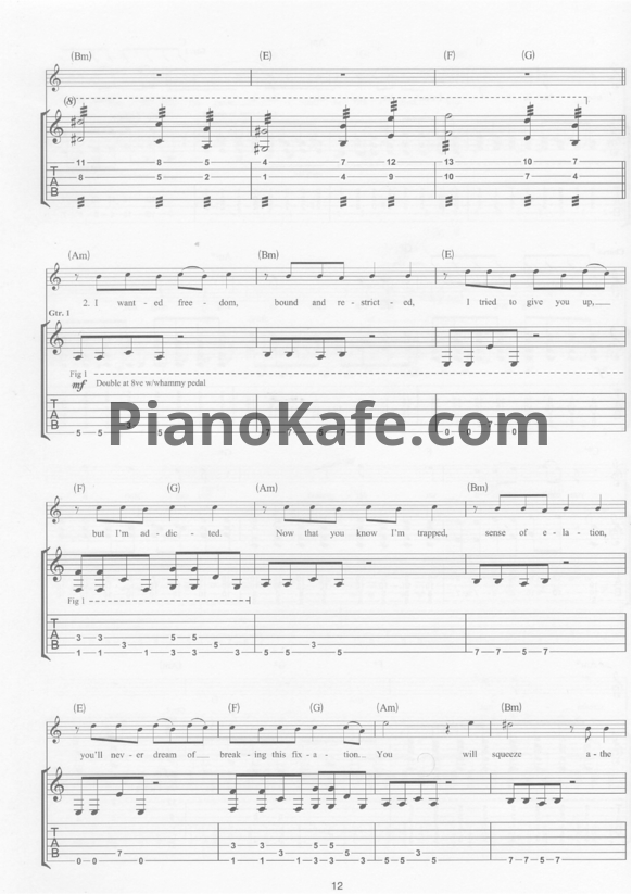 Ноты Muse - Time is running out - PianoKafe.com