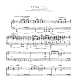 Ноты Duke Ellington & Billy Strayhorn - Satin doll - предпросмотр