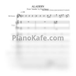 Ноты Alan Menken - Aladdin (Партитура) - предпросмотр