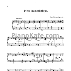 Ноты Ян Сибелиус - 8 коротких пьес для фортепиано (Op. 99) - предпросмотр