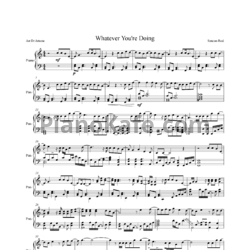 Ноты Sanctus Real - Whatever you're doing - предпросмотр