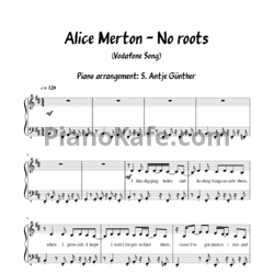 Ноты Alice Merton - No roots - предпросмотр