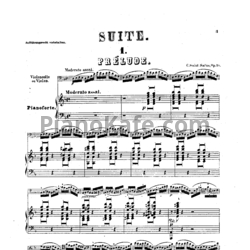 Ноты Камиль Сен-Санс - Сюита для виолончели и фортепиано (Op. 16) - предпросмотр