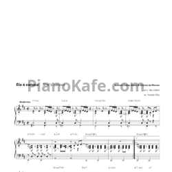 Ноты Antonio Carlos Jobim & Vinicius de Moraes - Ela é carioca (She's carioca) - предпросмотр