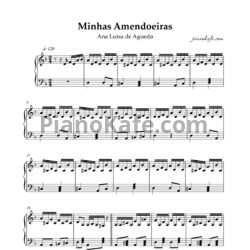 Ноты Ana Luisa de Agueda - Minhas Amendoeiras (Переложение для аккордеона)