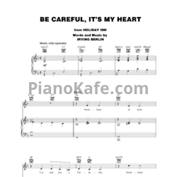 Ноты Irving Berlin - Be careful, it's my heart - предпросмотр